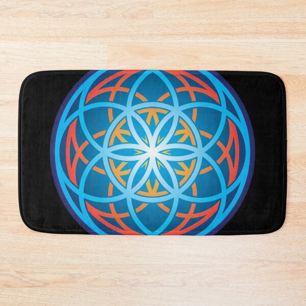 Item preview, Seed of Life Blue designed and sold by Radial Designs.