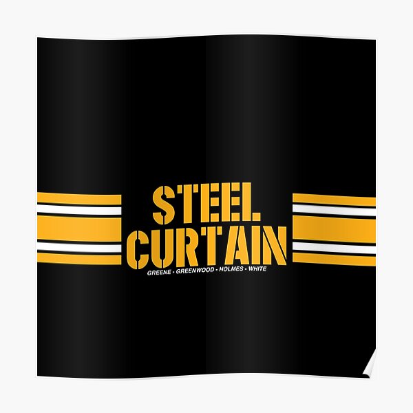 STEEL CURTAIN Essential T-Shirt for Sale by thatDudeAZ89