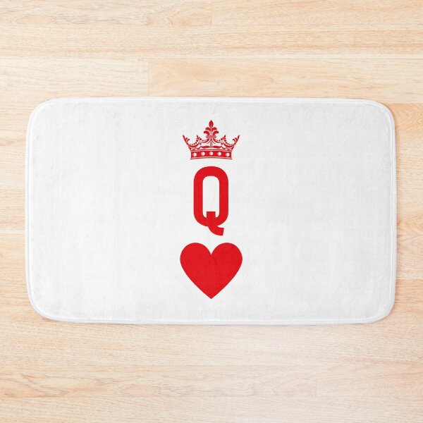Item preview, Playing Card Queen of Hearts Logo Simple Minimalist Letter Design designed and sold by RoJor.