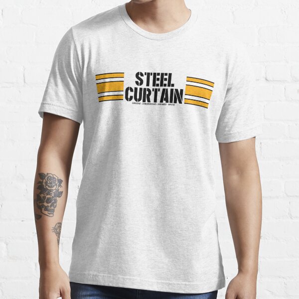 STEEL CURTAIN Essential T-Shirt for Sale by thatDudeAZ89