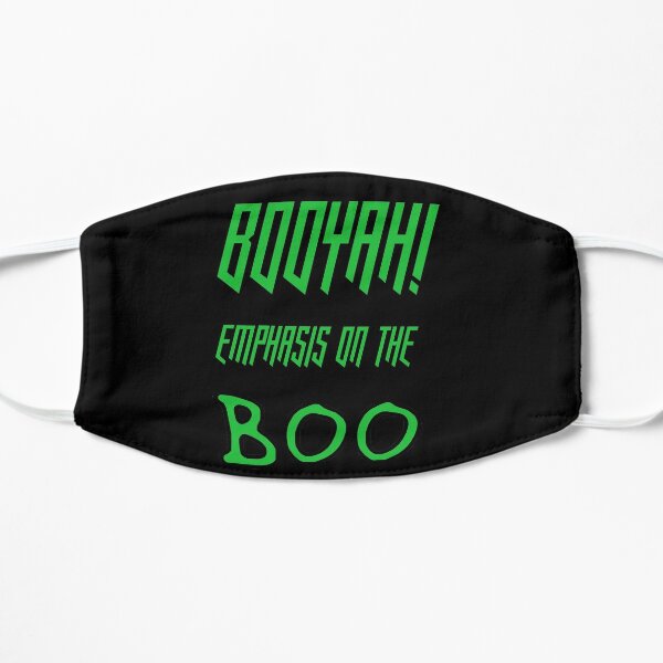 Emphasis On The Boo Flat Mask