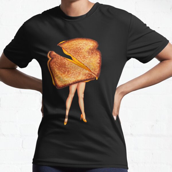 Pin-up sandwich au fromage grillé T-shirt respirant