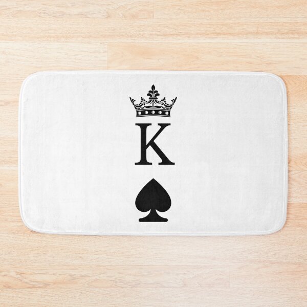 Item preview, Playing Card King of Spades Logo Simple Minimalist Letter Design designed and sold by RoJor.