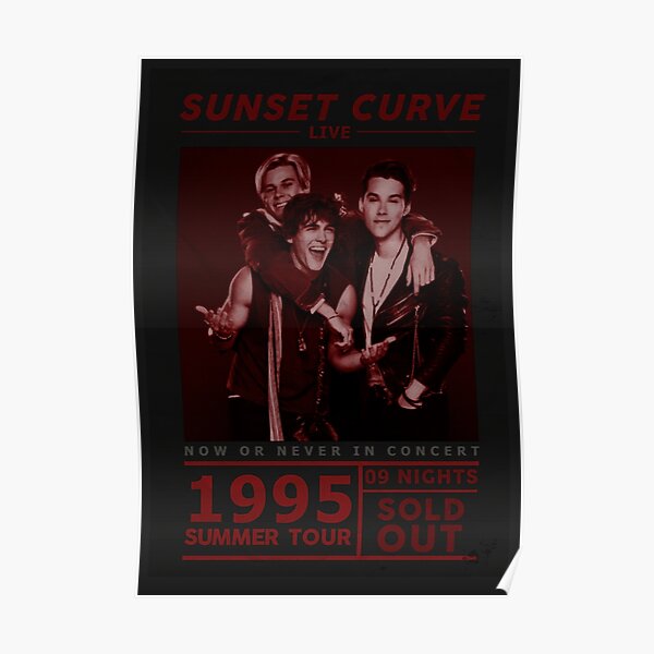 Sunset Curve Tour Poster Poster