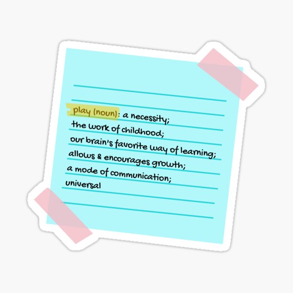 Item preview, play (noun) designed and sold by agabrielle97.