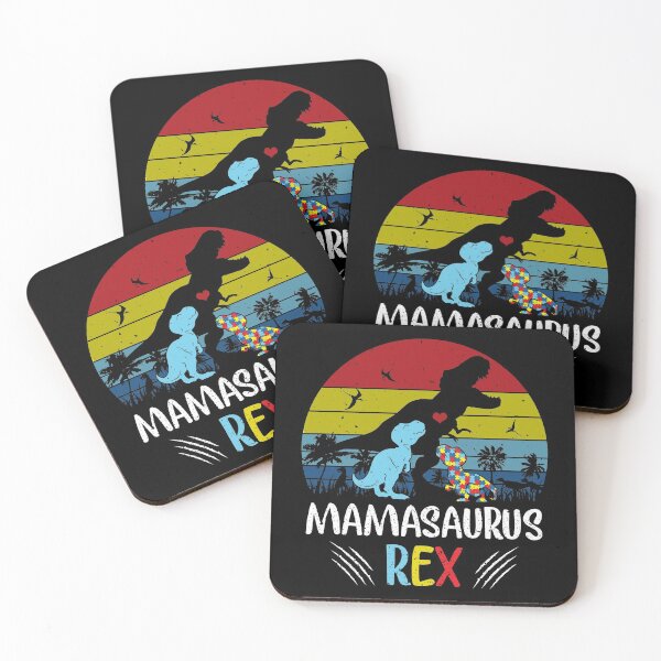Item preview, Funny Matching Vintage Mamasaurus Autism Kid Shirt Family Awareness Warrior T Shirt designed and sold by tuanitus.
