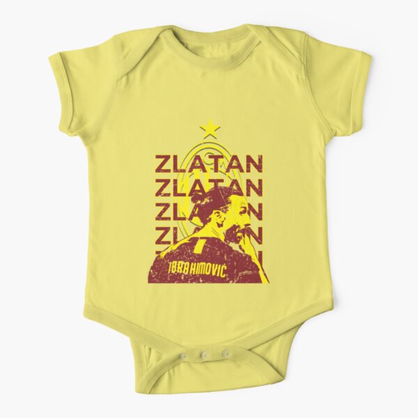 Zlatan Ibrahimovic_The the king of MIlano Short Sleeve Baby One-Piece