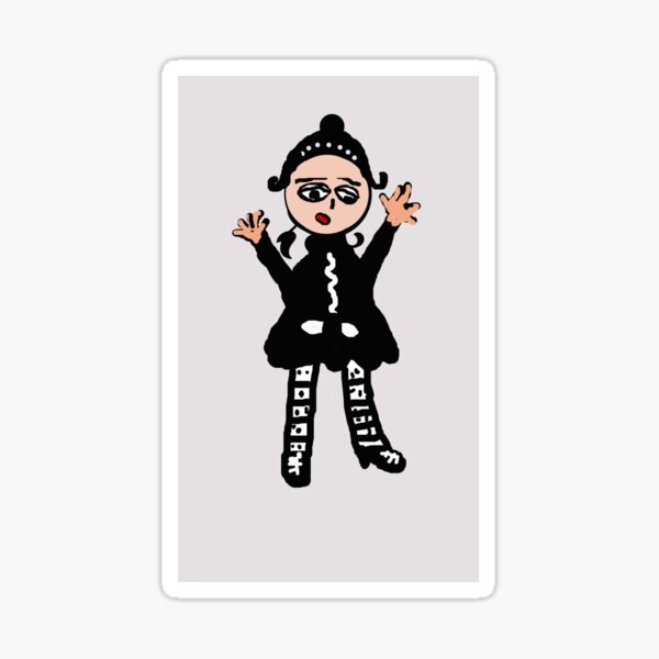 Item preview, the artist girl designed and sold by Maureen Zaharie.