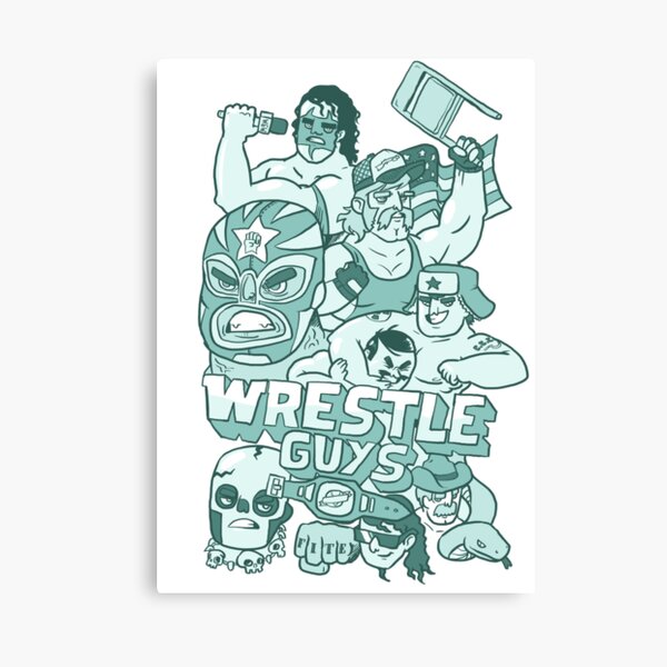 Wrestle Guys Canvas Print