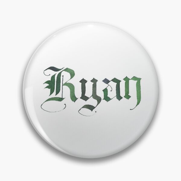 Item preview, Ryan - Personalized name in old English calligraphy designed and sold by calligraphyjay.