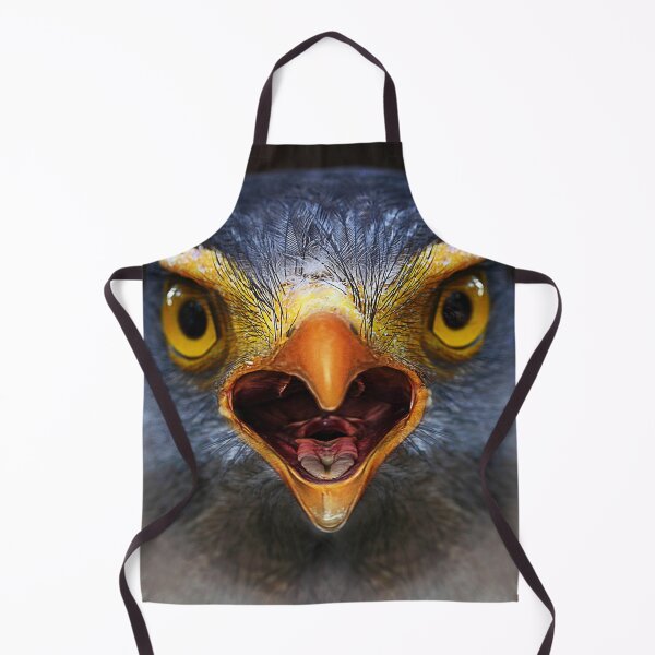 Item preview, Bald Eagle looking with open beak close up animal wildlife designed and sold by Dolphin Graphic.