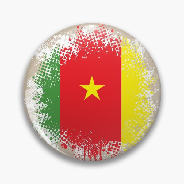 Item preview, Flag of Cameroon - Splat designed and sold by pixelinga.