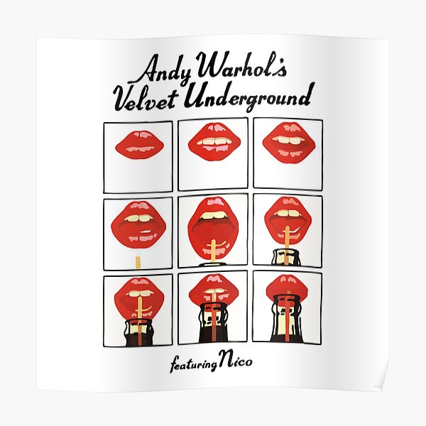 BEST SELLER - Andy Warhol Velvet Underground Merchandise Poster