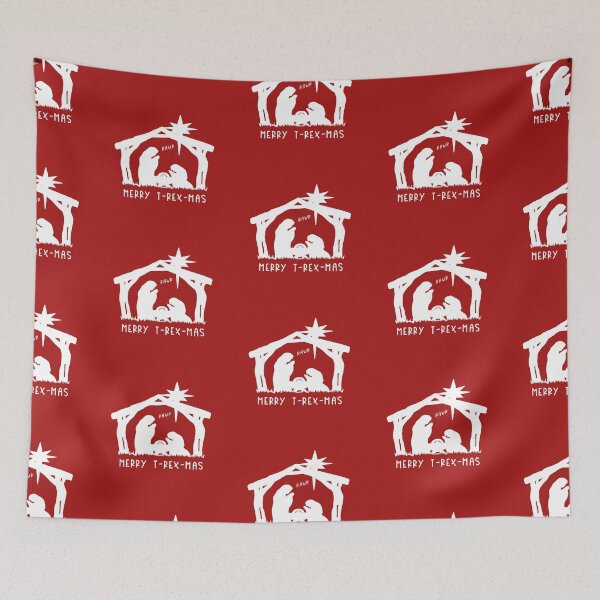 Item preview, Christmas Cheer: Merry T-Rex-Mas (white text) designed and sold by Ofeefee.