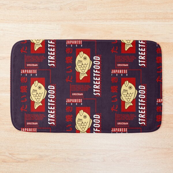 Item preview, Taiyaki foodstreet (red white) - Orsuban designed and sold by ORSUBAN.
