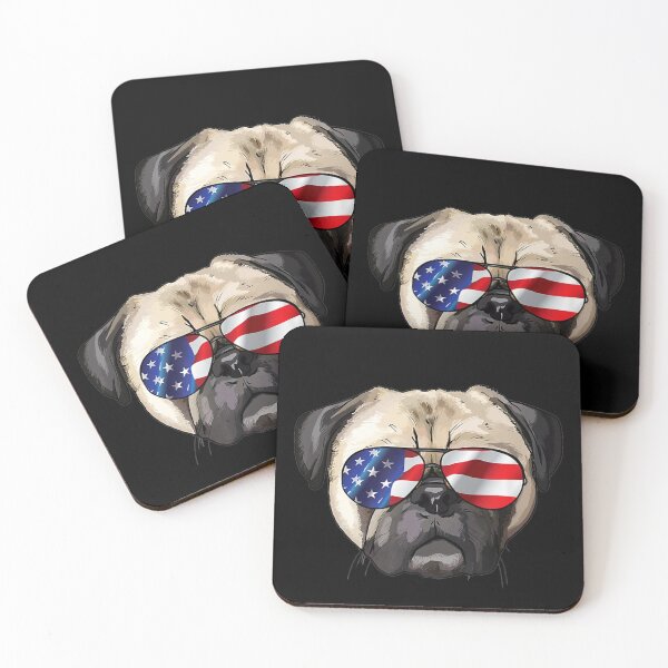 Item preview, American Pug Cute Patriotic USA Pug designed and sold by BrockSly.