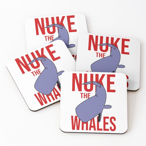 Artikelvorschau, Nuke the Whales, rote Version entworfen und verkauft von snec.