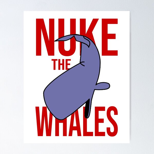 Artikel-Vorschau von Nuke the Whales, rote Version, designt und verkauft von snec.