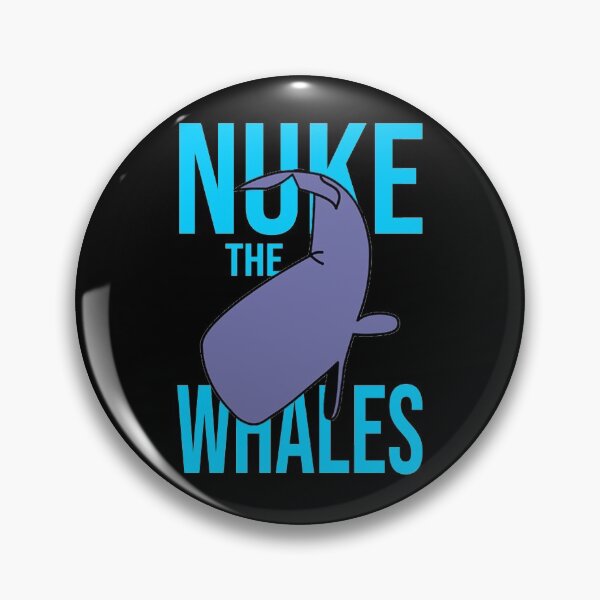 Artikelvorschau, Nuke the Whales, cyanfarbene Version entworfen und verkauft von snec.