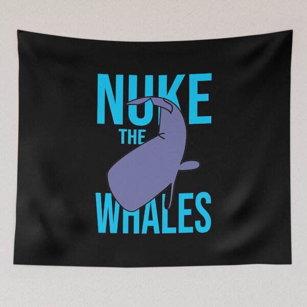 Item preview, Nuke the Whales, cyan version designed and sold by snec.