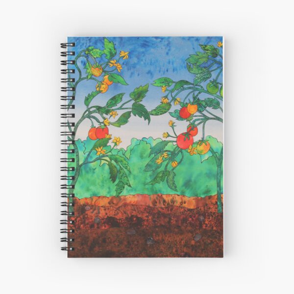 Summertime Tomatoes Spiral Notebook