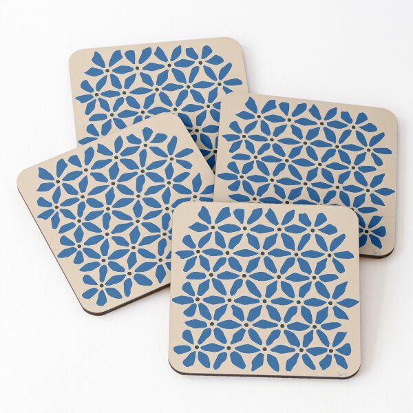 Item preview, Blue flower pattern designed and sold by SaryandSaff.