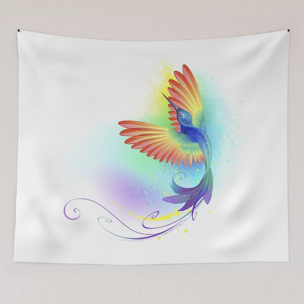 Item preview, Splendid Rainbow Hummingbird designed and sold by Blackmoon9.