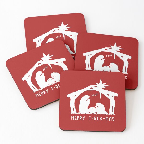 Item preview, Christmas Cheer: Merry T-Rex-Mas (white text) designed and sold by Ofeefee.