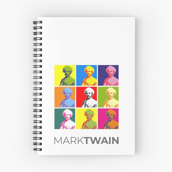 Item preview, Mark Twain pop-art portrait poster designed and sold by CMYKStudio.