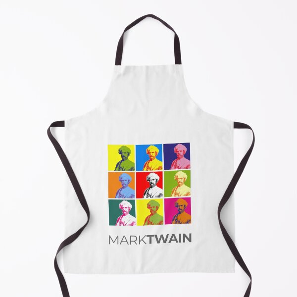 Item preview, Mark Twain pop-art portrait poster designed and sold by CMYKStudio.