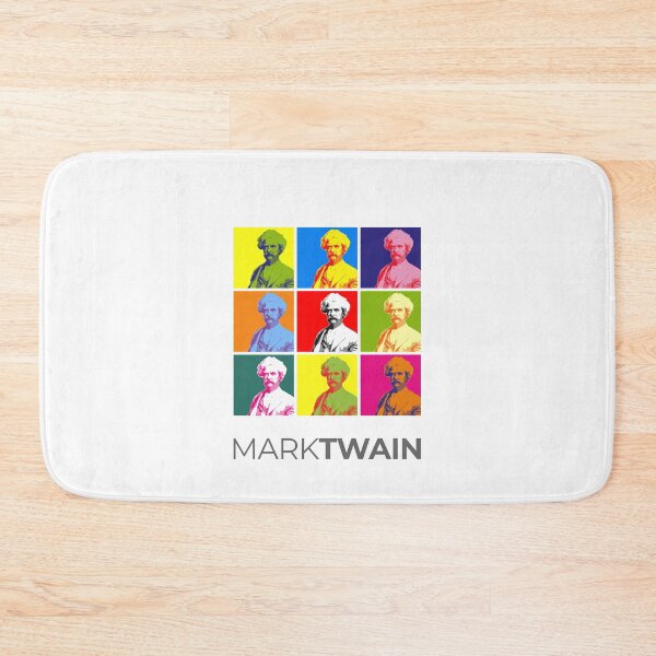Item preview, Mark Twain pop-art portrait poster designed and sold by CMYKStudio.