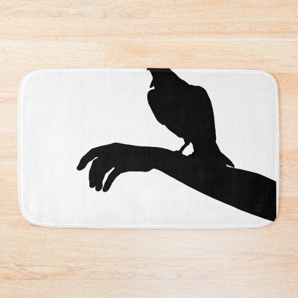 Item preview, raven on arm silhouette designed and sold by RockyCreekArt.