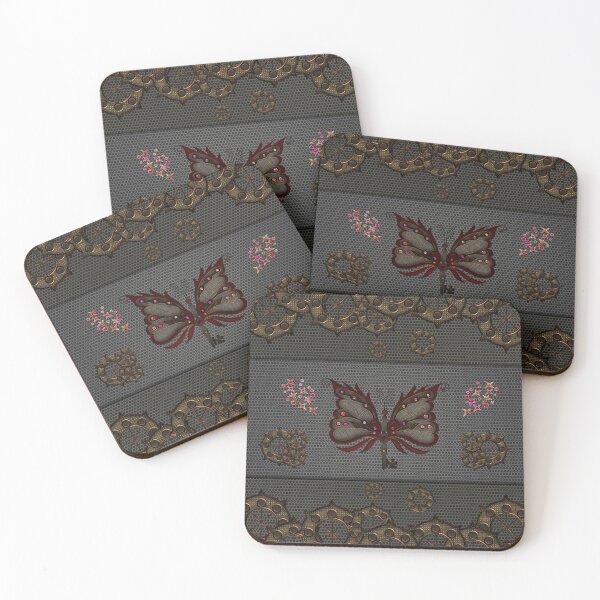 Item preview, Elegant fantasy steampunk butterflies designed and sold by nicky2342.