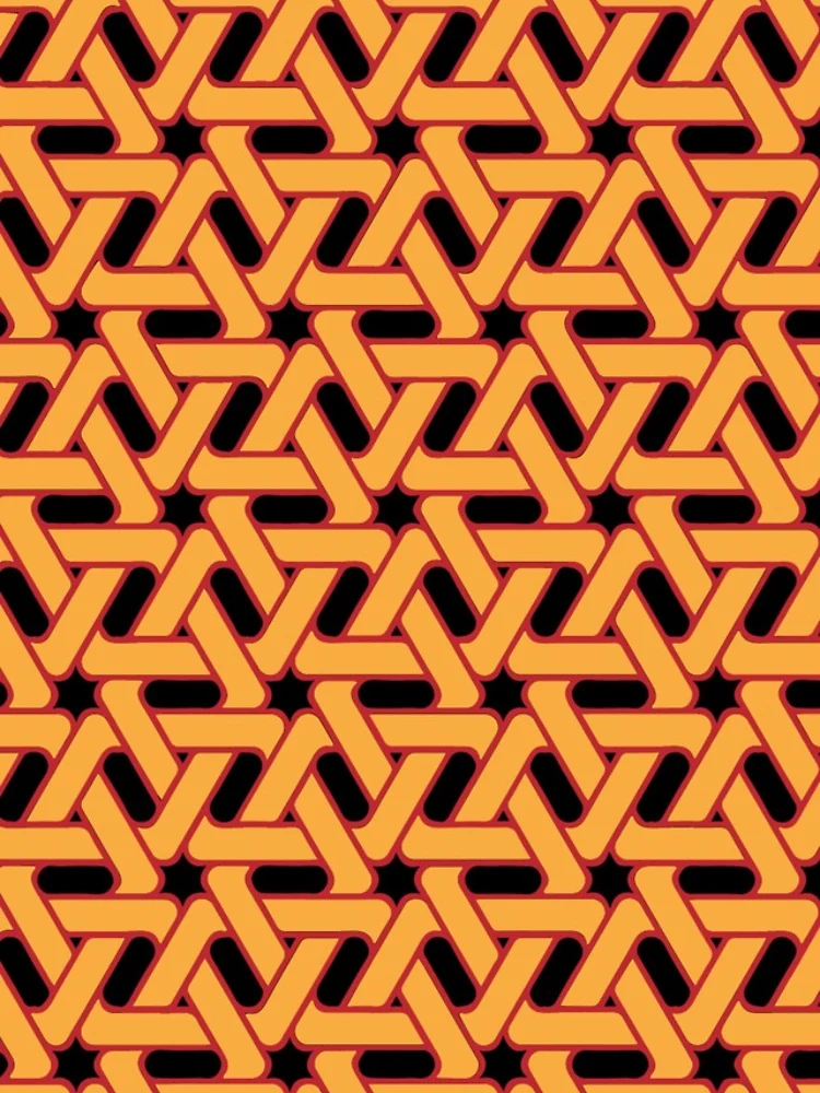 Thumbnail 4 of 4, iPhone Case, Yellow trangle pattern design designed and sold by Rajzone.