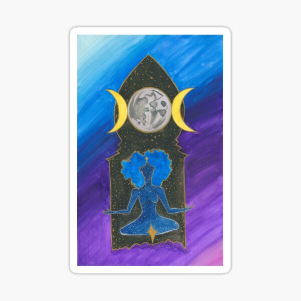 The High Priestess, Astral Reflections Tarot Sticker