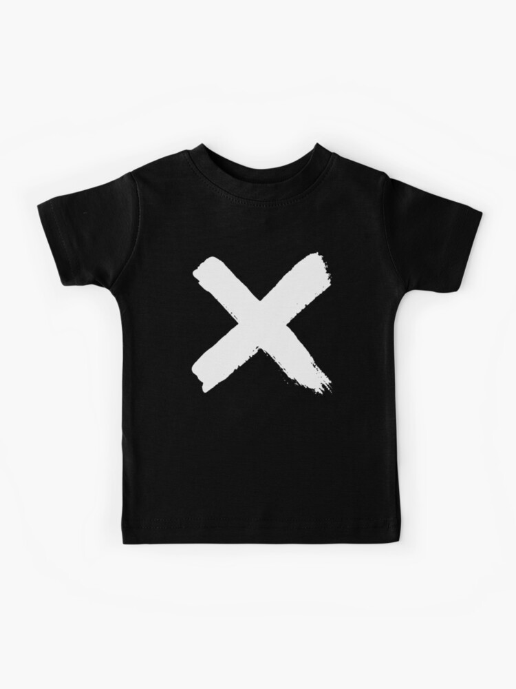 White X Plague Painted Cross No Trespassing Silence Or Censored Symbol Black Background Hd High Quality Kids T Shirt By Iresist Redbubble