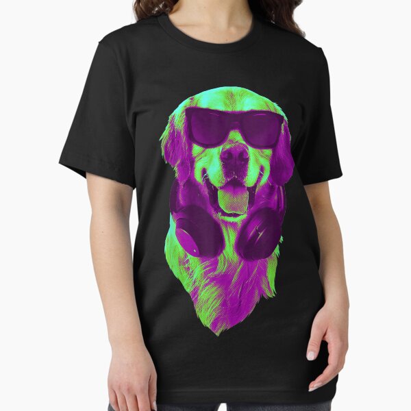 Item preview, Coole Golden Retriever DJ mit Kopfhörer Sonnenbrille Art designed and sold by BrockSly.