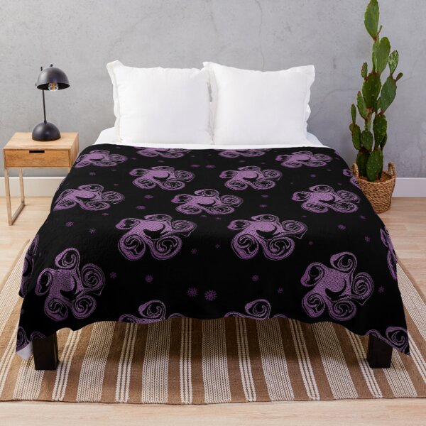 Item preview, Purple flower with snowflakes designed and sold by Mashusha-art.