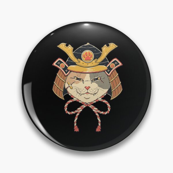 Item preview, Neko Samurai Head designed and sold by vincenttrinidad.