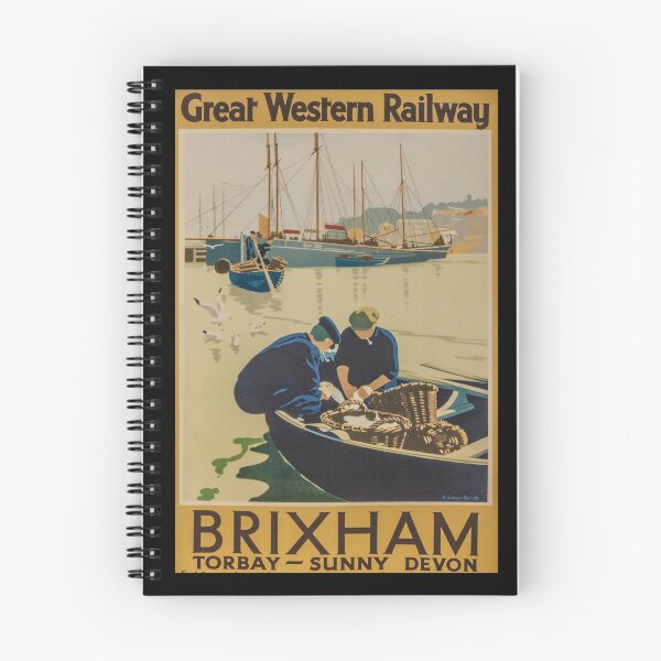Item preview, retro classic Brixham poster designed and sold by CorasPosters.