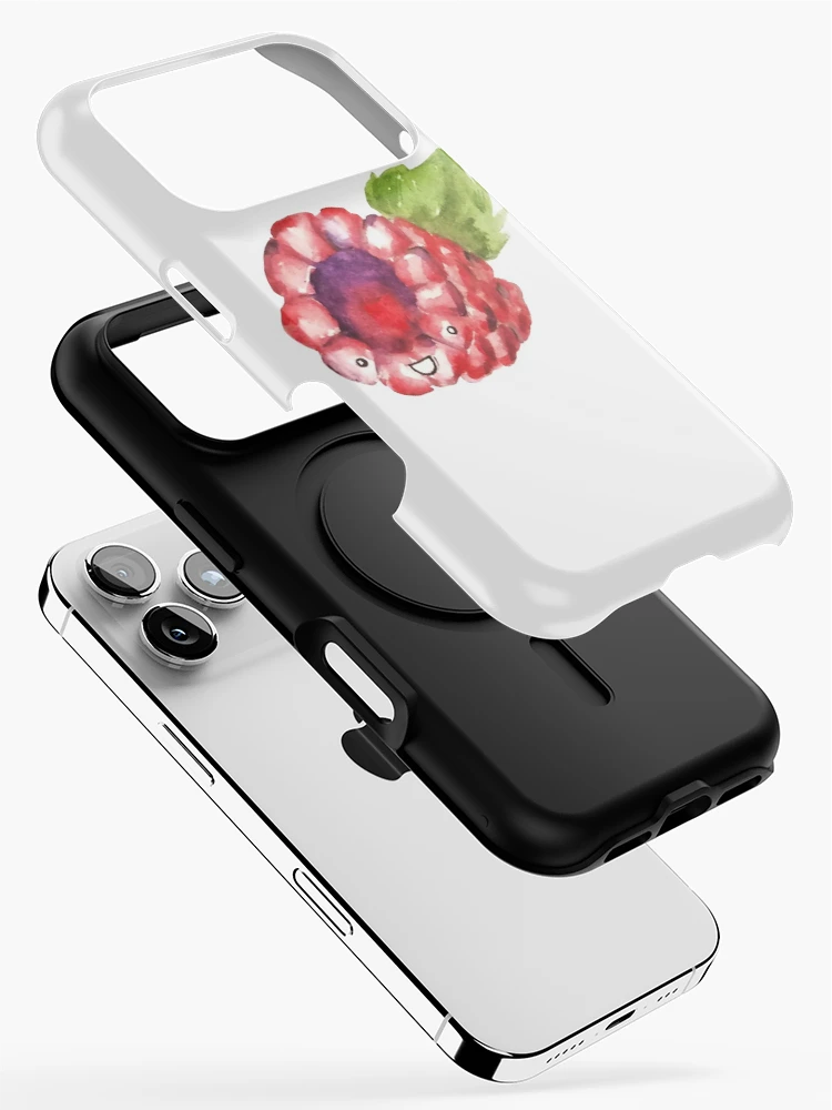 Thumbnail 2 of 4, iPhone Case, Happy Raspberry designed and sold by Squeak Studio.