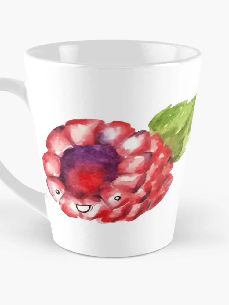 Thumbnail 3 of 4, Coffee Mug, Happy Raspberry designed and sold by Squeak Studio.