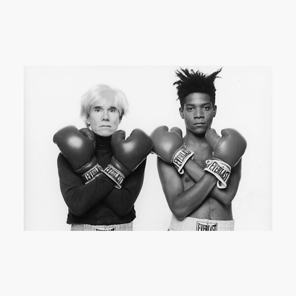 Andy and Jean-Michel Photographic Print