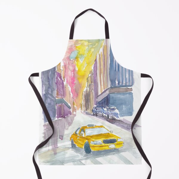 Item preview, Classical Cab Street Scene in New York City designed and sold by artshop77.