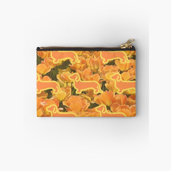 Item preview, Dachshund flowers pattern designed and sold by TheDachshund.