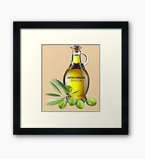 Extroversion Olive Oil Framed Print