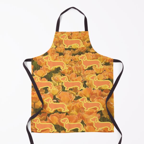Item preview, Dachshund flowers pattern designed and sold by TheDachshund.