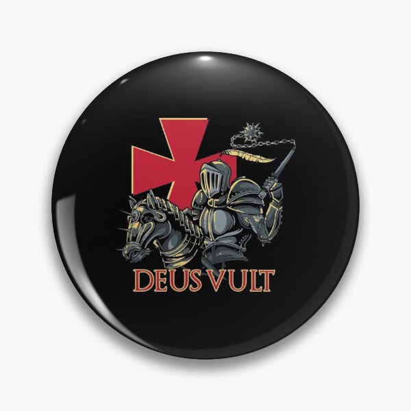 Item preview, Deus Vult T-ShirtKnights Templar Cross Deus Vult Medieval Holy Warrior Crusader designed and sold by GongLake.