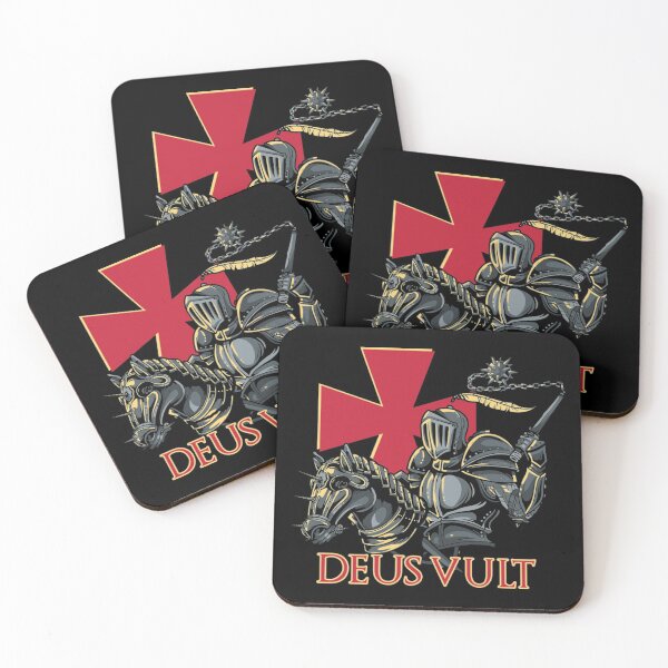 Item preview, Deus Vult T-ShirtKnights Templar Cross Deus Vult Medieval Holy Warrior Crusader designed and sold by GongLake.