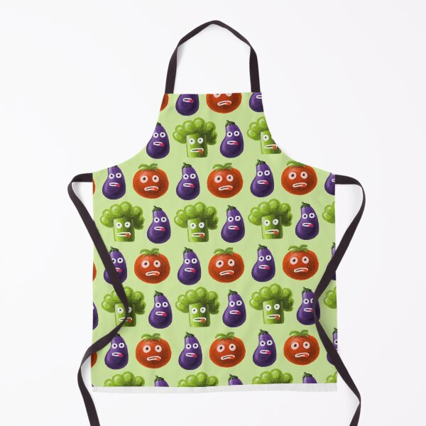 Item preview, Tomato Broccoli and Eggplant Funny Cartoon Vegetables designed and sold by Boriana Giormova.